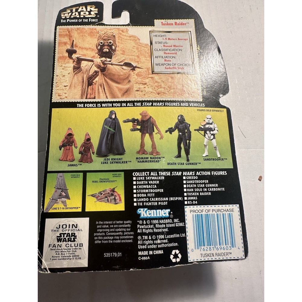 Kenner Star Wars The Power of the Force Tusken Raider Action Figure 1996